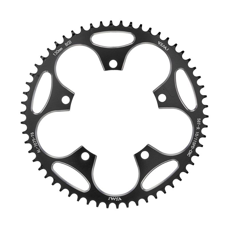 公路车折叠车自行车130BCD曲柄牙盘D正负齿单盘片38T42T60T链轮