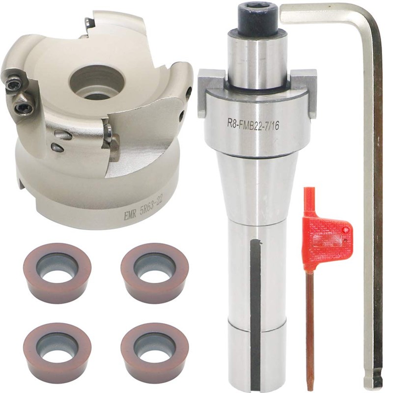 4PCS RPMW1003+R8-FMB22-7x/16+EMR 5R63-22+2个扳手 ( 8mm+T15)