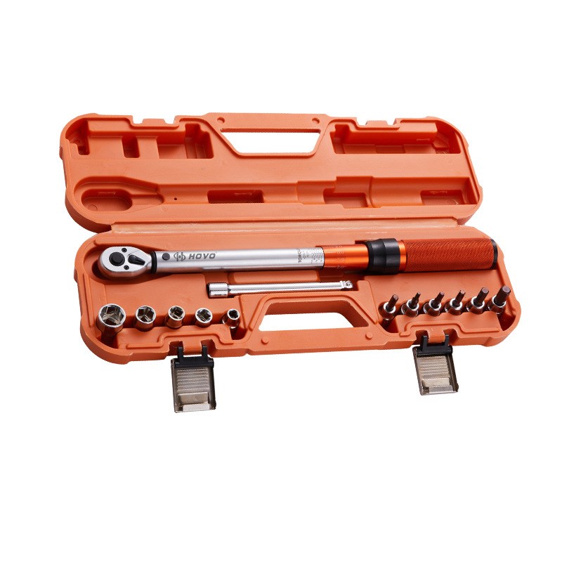 扭力扳手14件套装火花塞汽车扳手套装维修快N速工具棘轮力矩高精