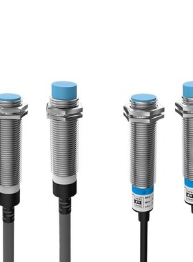 M12接近开关三线24V金属感应开关电感式NPNL二线220V常开PNP传感