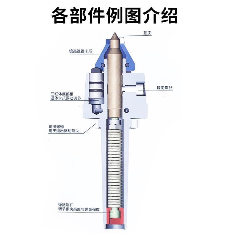 端面拨动a顶针 液压驱动顶针 非标顶针拨盘 木工顶针