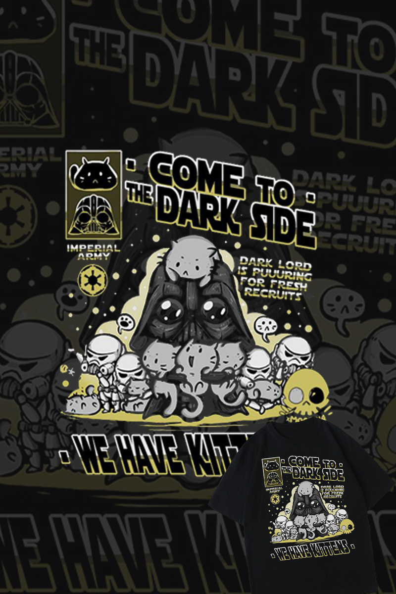 星战风我们有小猫T恤We have Kittens t shirt tee夏穿搭