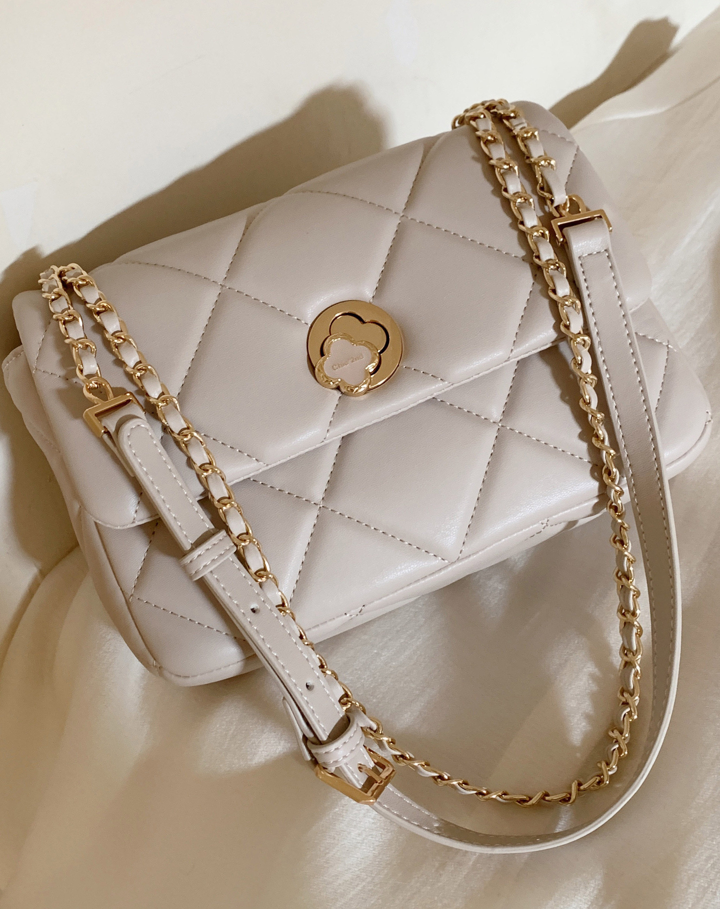 南风Chio旗舰 香风秘密小方包包女2025新款潮夏季菱格链条单肩斜,箱包皮具/热销女包/男包,小方包,淘宝优惠券,粉丝福利购,淘宝优惠卷