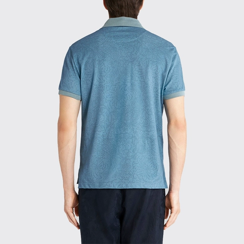 Etro 23 Весна и лето Новые мужчины Posri Blossom Khan Bmaer Jersey Slim маленькая поливальная рубашка поло