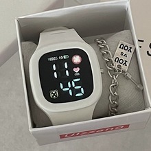 2025新款手表男女款初中高中学生只看时间高颜值儿童防水运动电子