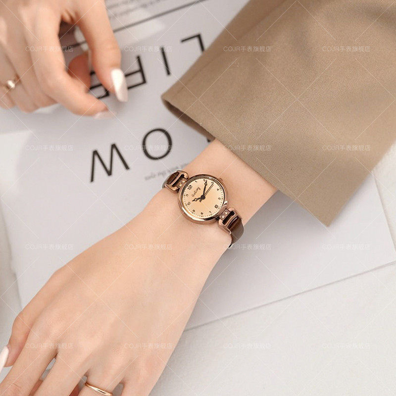 公务员考试专用手表女款初高中学生国考考研复古国货老牌机械石英