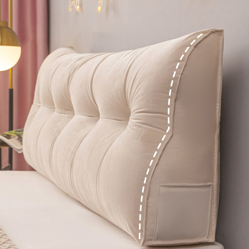 新款床头靠垫三角沙发大靠枕榻榻米软包床上靠背垫飘窗软垫拆洗,居家布艺,床头靠垫,淘宝优惠券,粉丝福利购,淘宝优惠卷