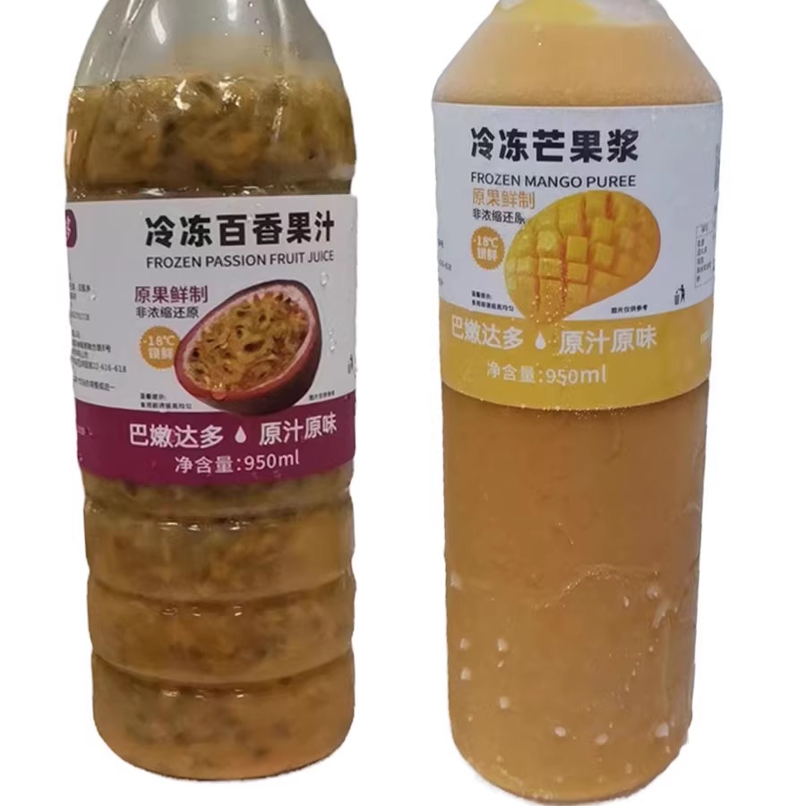 丰鲜芒果柠檬原浆百香果芭乐原浆