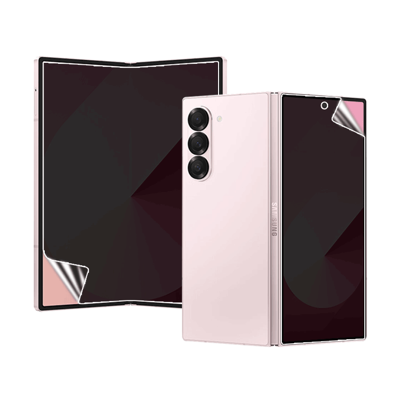 适用三星ZFold6折叠屏防窥膜GalaxyZFold6内外屏水凝贴膜SM-F956B磨砂防偷窥samsung防爆保护膜侧边铰链软膜N