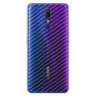 OPPO A9手机贴膜0pp0A9X后背保护软模碳纤维防滑抗指纹半透明贴纸opop防刮磨砂后盖莫oppp防摔后壳简约薄膜