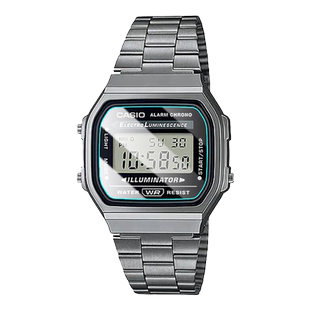 艾思度适用卡西欧A168WGG手表膜CASIO复古小方块A168W高清防刮保护水凝膜反显方形屏幕镜面软贴膜防水防摔爆