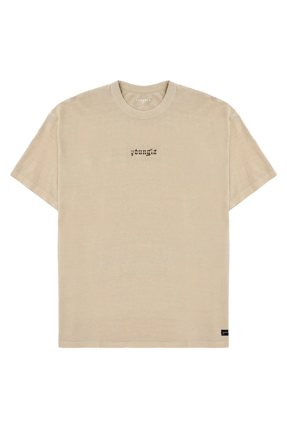 thumbnail for Exported to the United States short sleeve cotton washed T-shirt round neck, simple fit, breathable, fitness, athleisure, summer