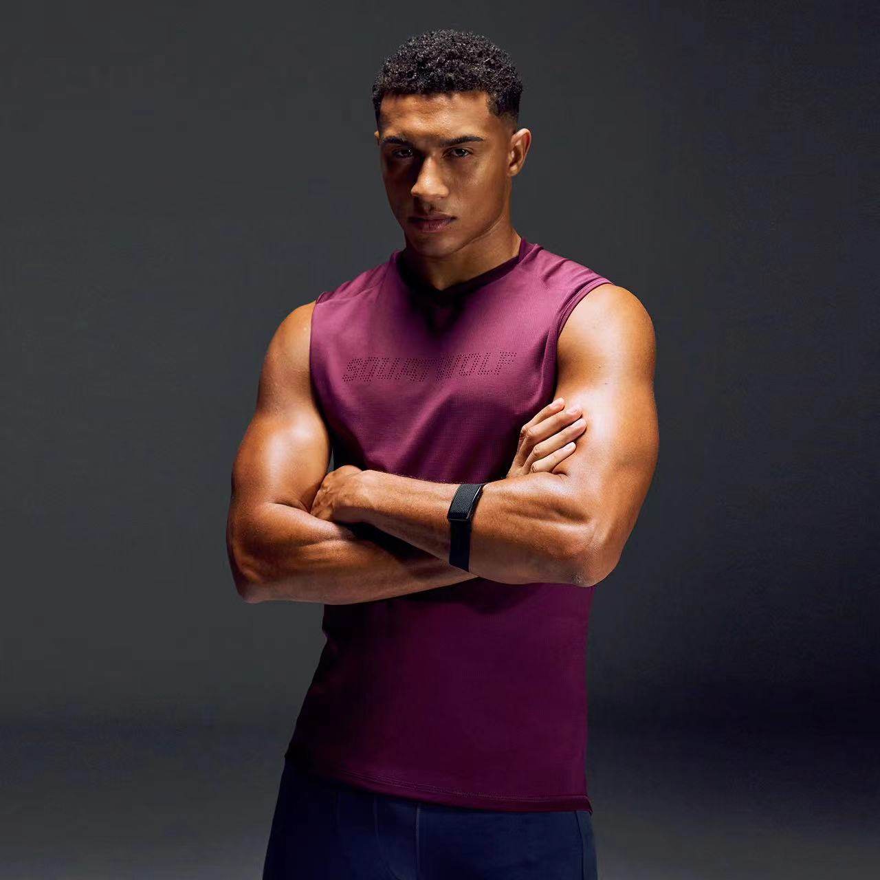 SQUATWOLF正品速干运动坎肩