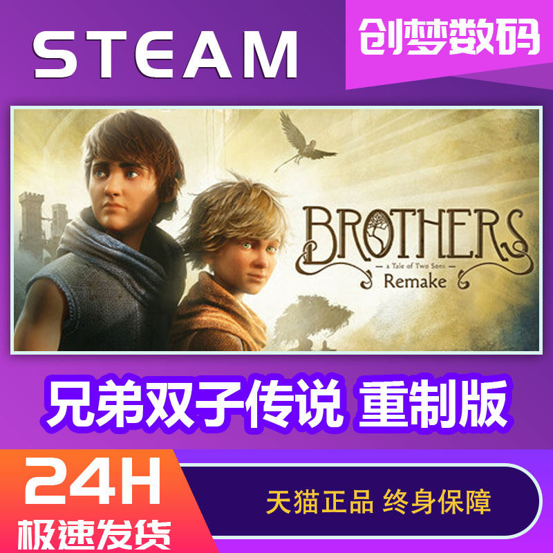 steam正版游戏 兄弟:双子传说重制版 cdk激活码国区PC正版