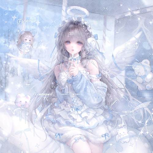 抱盒90张 一家扭蛋2号机第4期 女生插画头像原创圈直购高清无水印