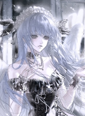 4张 灰色系扭蛋星绵个人机 女生动漫头像原创圈直购 高清有底纹