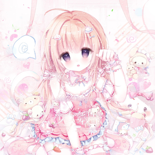 41张 暗恋期扭蛋李萌椰椰猫 女生动漫头像原创圈直购 高清无水印