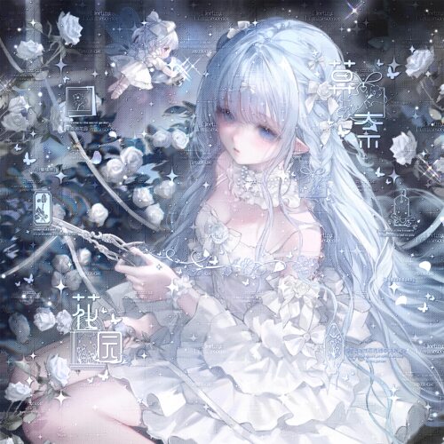 90张 摄入芝士扭蛋8期卡通女生动漫插画头像原创圈直购高清无水印