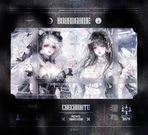 1张 虚木盐面包车稿 闺蜜动漫插画头像扭蛋原创圈直购 高清无水印