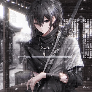 [105张 零碎海扭蛋机6期]情侣动漫插画头像原创圈直购 高清无水印