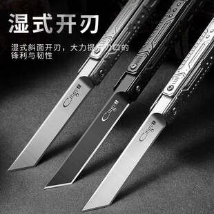 水果刀M390钢折叠便携小刀迷你随身锋利高硬度家用削皮刀机械刀具