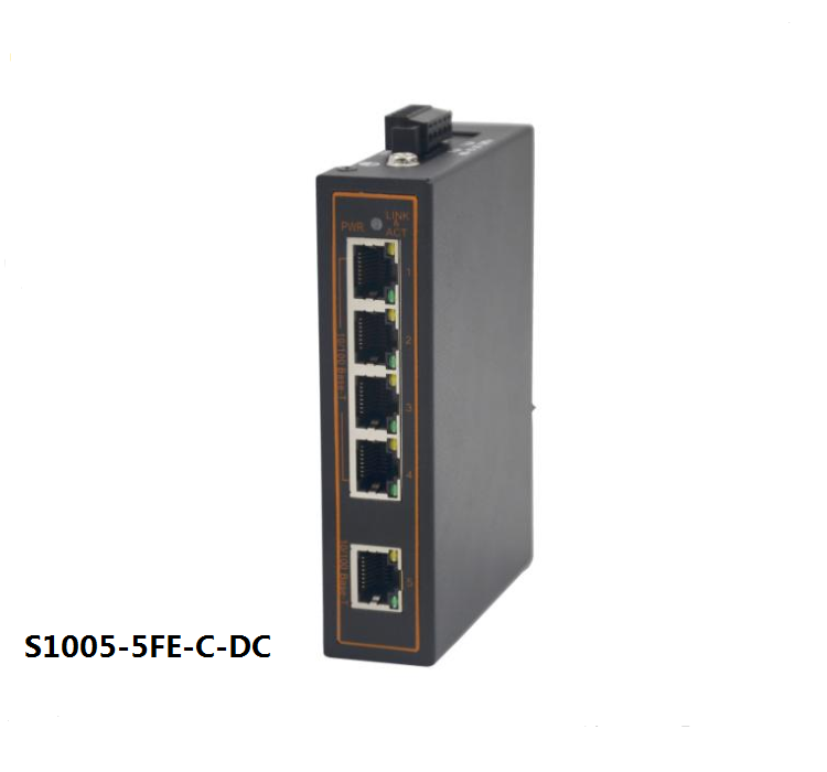 全新s1005-5fe-c-dc 百兆5口 rj45接口 信息化模块设备
