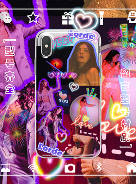 Lorde手机壳适用于iphone14PROMAX苹果123miniXSRSE25678PLUS安卓