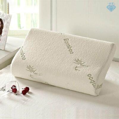 Bamboo Memory Foam Orthopedic Pillow 竹纤维记忆保健护颈枕头