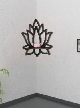 Floating Corner Shelves Stylish Modern Wooden Corner Shelf