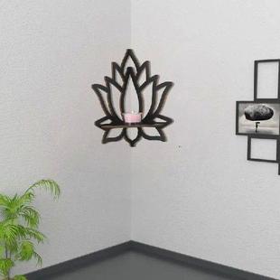 Floating Corner Shelves Stylish Modern Wooden Corner Shelf