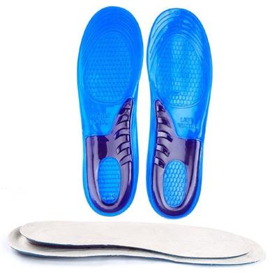 Silicone Anti-Slip Gel Soft Sport Shoe Insole Pad S/L Size跨
