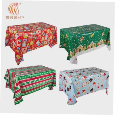 Party Christmas Halloween Thin Party Table Cloth Background