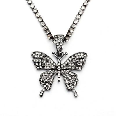 Temperament Chokers Rhinestone Butterfly Women