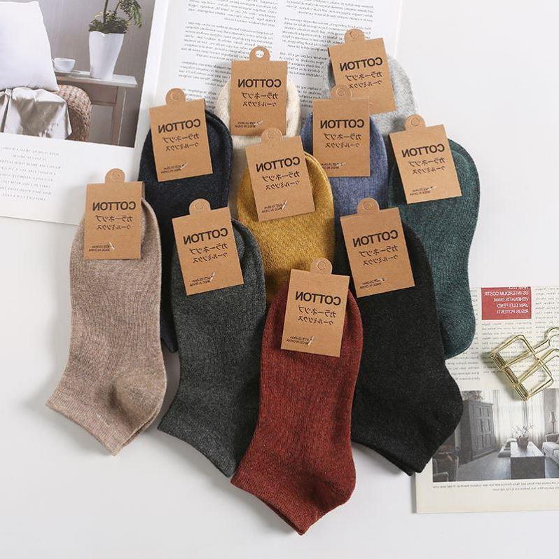 10 pairs of men women MoChuan sock socks black light cotton