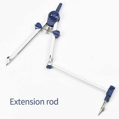 9Pc Geometry Set Metal Compass Geometry Precision Tool for S