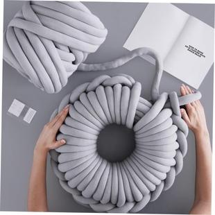 Super Thick Natural Wool Chunky Yarn Felt Wool Roving Yarn