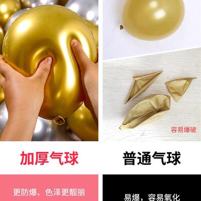 Balloon balloons decorate the scene set the birthday party