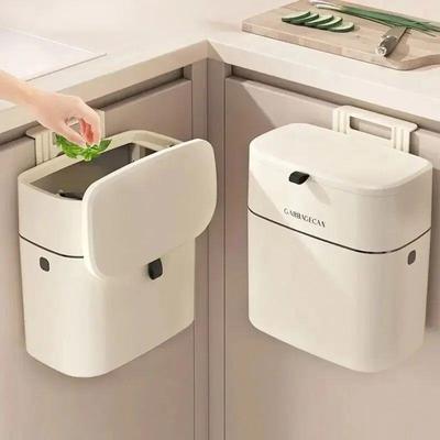 Stylish Hanging Trash Can for Household Toilets - Large Capa