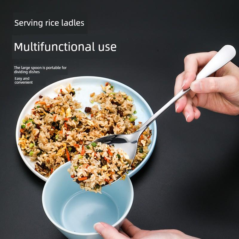 Serving spoon stainless steel spoon big spoon 分菜勺公勺