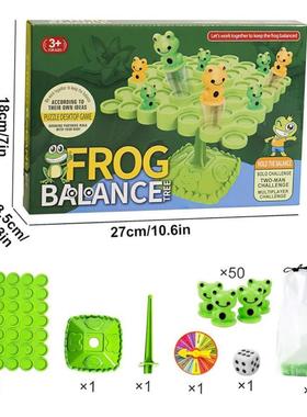 Frog Balance Board Game Two-Player Balanced Tree Desktop toy
