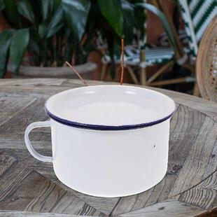 Enamel Instant Noodle Bowl Retro Ramen Bowls Soup Cup Food