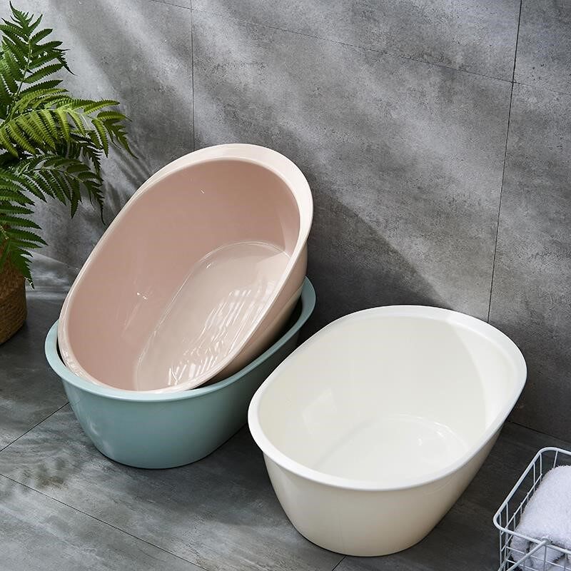 宝宝洗澡盆0一6岁新生儿多功能婴儿塑料盆特大号长方形洗衣盆加深