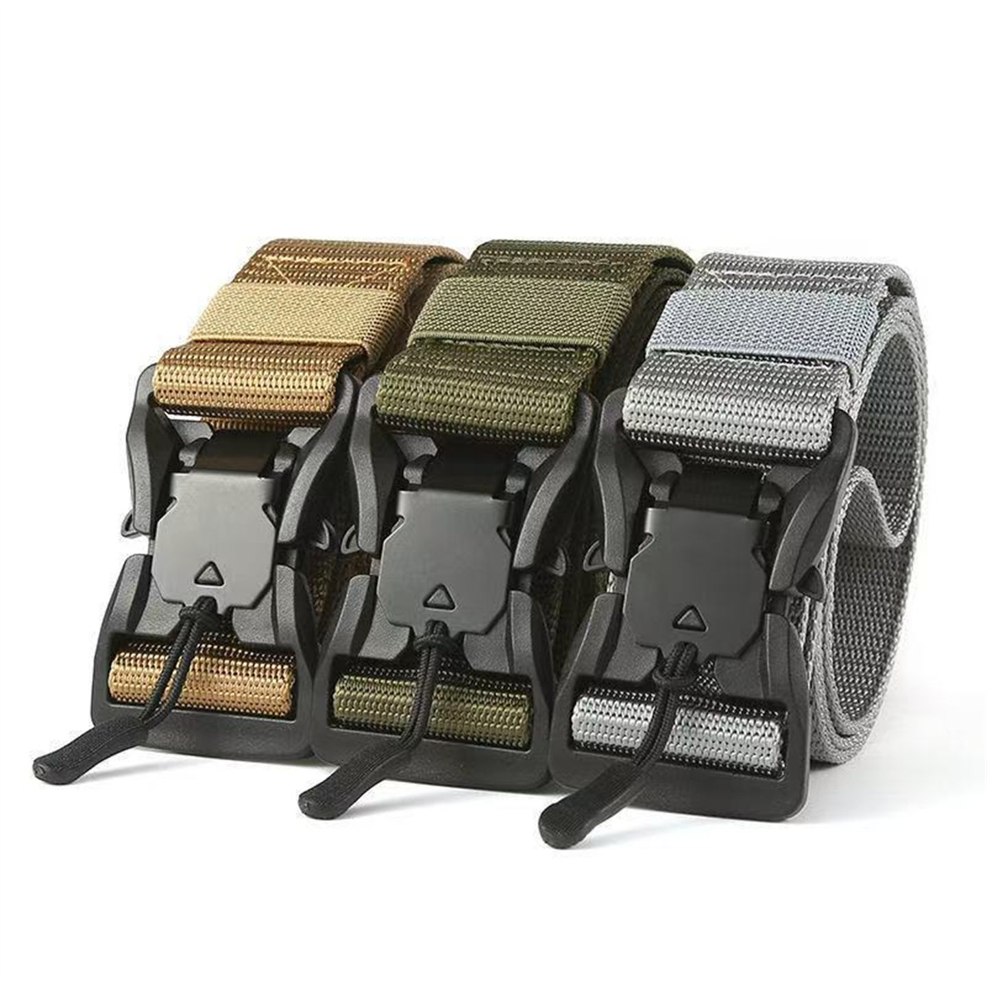 男士战术尼龙磁吸扣腰带