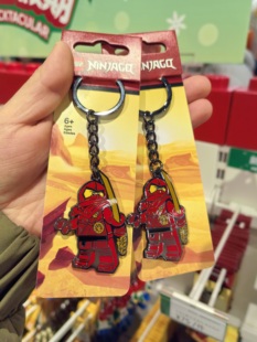 上海乐高乐园限定周边代购幻影忍者系列金属钥匙扣