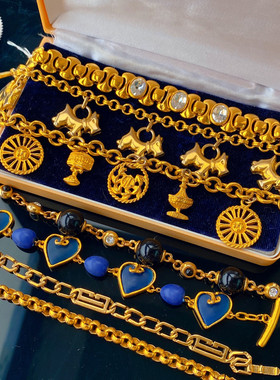 法国古董手链复古首饰