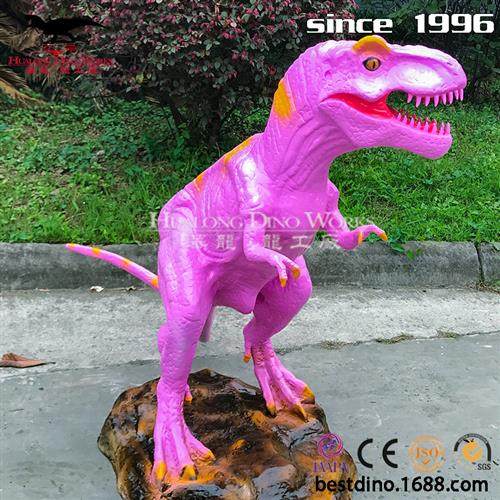 恐龙模型玻璃钢仿真恐龙汽车漆防晒防水防腐蚀商场游乐园雕塑摆件