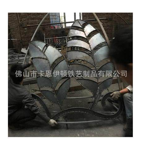 户外景观铁艺不锈钢异形凉亭铝合金艺术廊架屏风格栅厂家加工安装
