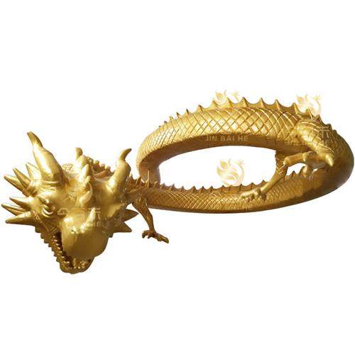 来图玻璃钢数值雕塑制作大型中国龙室外长期展示展会布展
