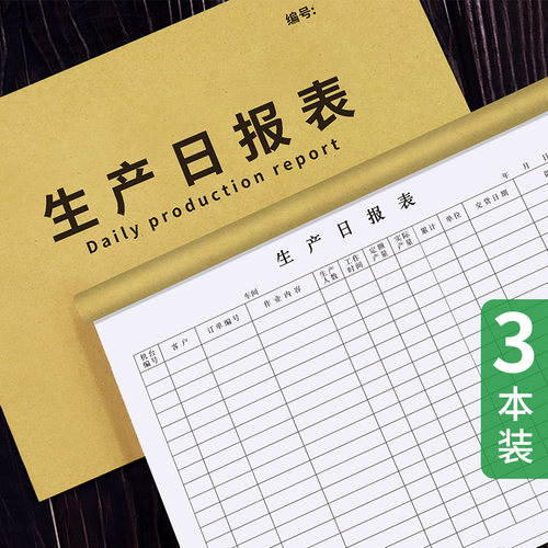 工厂车间人员数量定制生产日报表