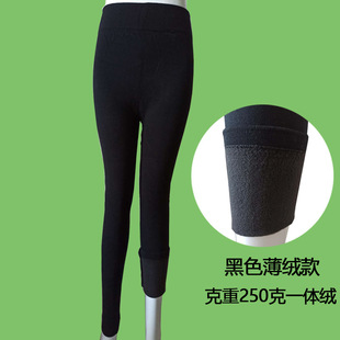 women winter leggings 秋冬加绒高腰弹力显瘦女保暖裤薄绒打底裤